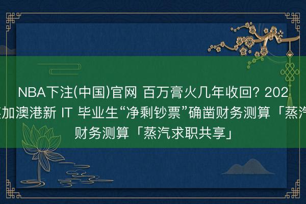 NBA下注(中国)官网 百万膏火几年收回? 2026 好意思英加澳港新 IT 毕业生“净剩钞票”确凿财务测算「蒸汽求职共享」